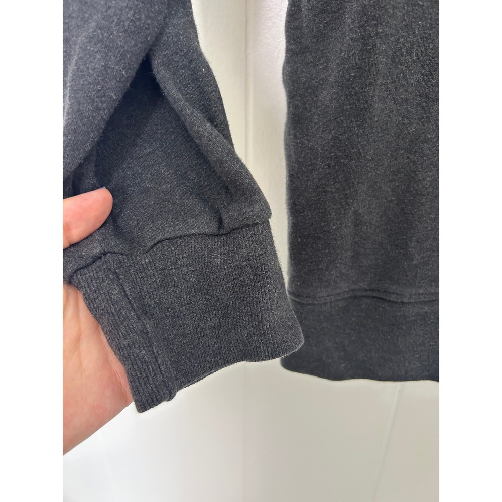 Pact Organic Cotton Airplane Sweatshirt Women L Gray Long sleeve cozy earthy - Picture 10 of 10